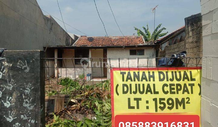 Tanah Strategis 159 m² Bebas Banjir Dekat Jl. Merdeka Depok 2