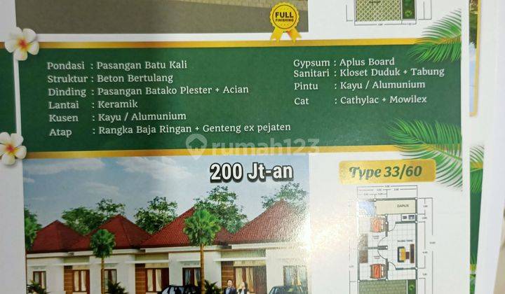 Rumah 1 lantai lokasi strategis fasilitas terjangkau  2