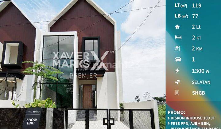 Rumah Baru Modern Minimalis di Greenland Tidar Malang  1