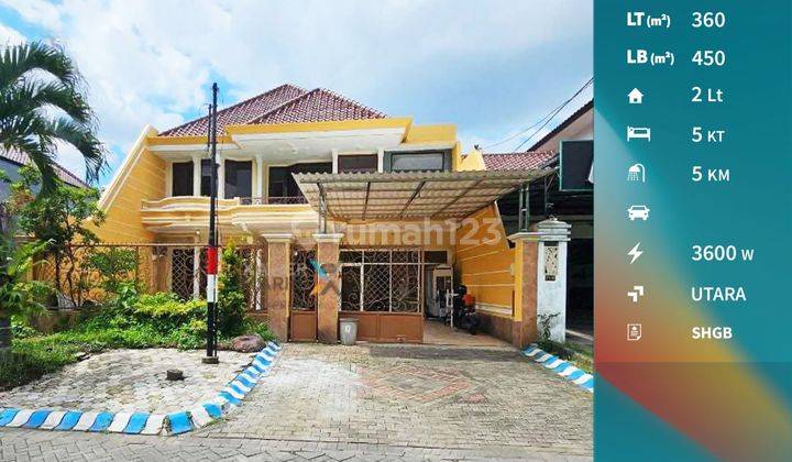 Rumah Mewah di Araya Kota Malang Row Jalan Lebar  1