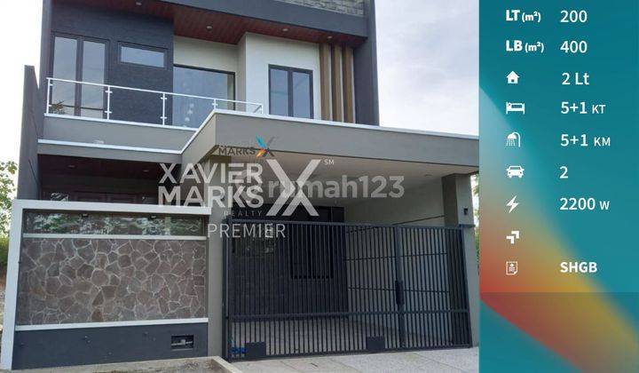 Rumah Megah 2,5 Lantai Greenwood Boulevard Araya Malang 1