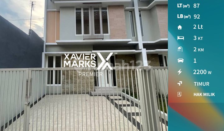 For Sale New 2-Story House on Ikan Ikan Street, Lowokwaru, Malang City