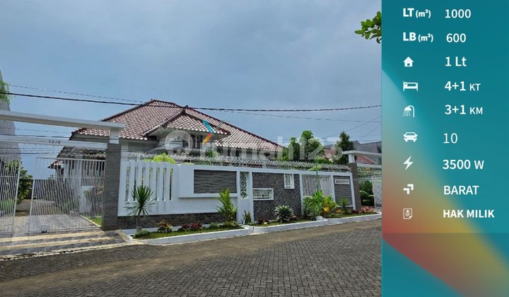 Properti Langka Rumah Mewah Carpot Luas di Lembah Dieng Malang 