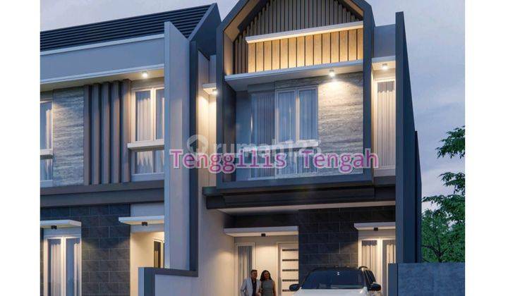 Rumah tenggilis tengah Scandinavian dekat raya prapen jemursari 1