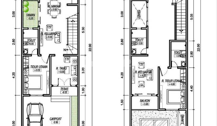 Rumah baru mojoarum dekat ke univ airlangga merr galaxy mall 2 LT 2