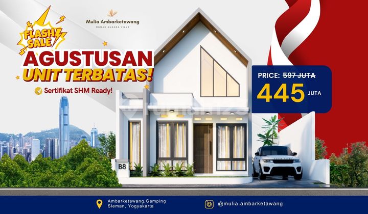 Jual Rumah Murah Sleman SHM Lokasi Strategis dekat Malioboro