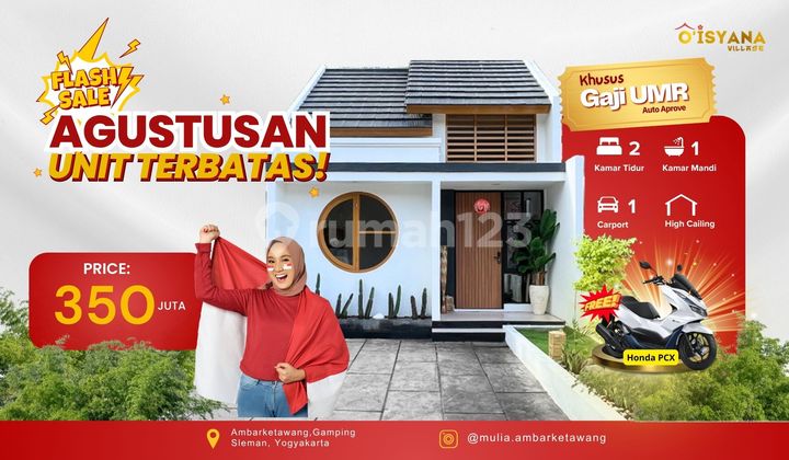 Affordable Jogja House in Kulon Progo with Japanese Nuance, Security Post Included 1