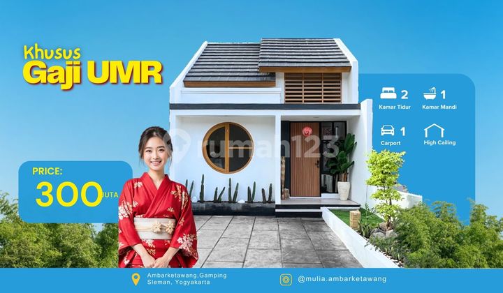 Rumah Jogja Murah Ala Jepang 300 Jutaan Jalan Wates Dalam Perumahan 1