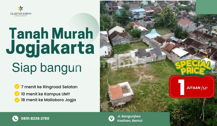 TANAH MURAH DALAM PERUMAHAN RINGROAD SELATAN DEKAT KAMPUS UMY