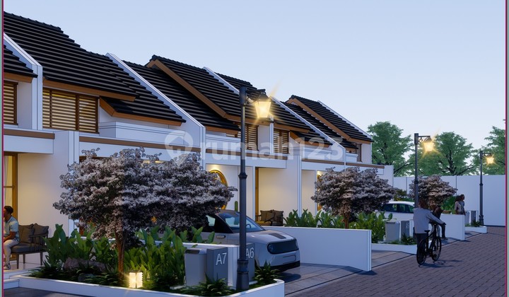 Rumah Jogja Murah Dekat Brimob Sentolo Ada Pos Security Desain Jepang 1