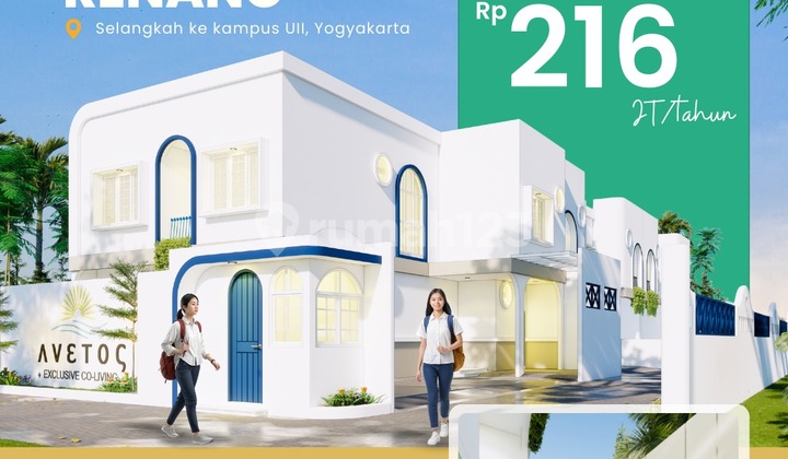 Rumah Kost Jogja di Jalan Kaliurang Parkiran Luas Eksklusif