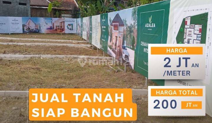 Jual Tanah Bantul Dalam Perumahan Barat Alfamart Tugu Lilin 1