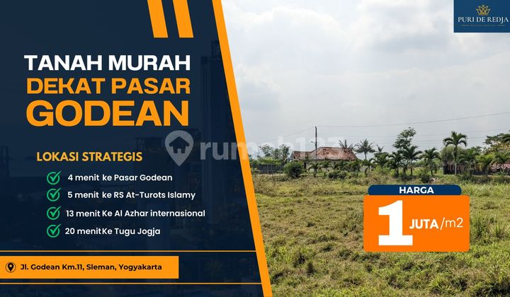 Jual Tanah Murah Yogyakarta Sertifikat SHM Sleman Dekat UNISA
