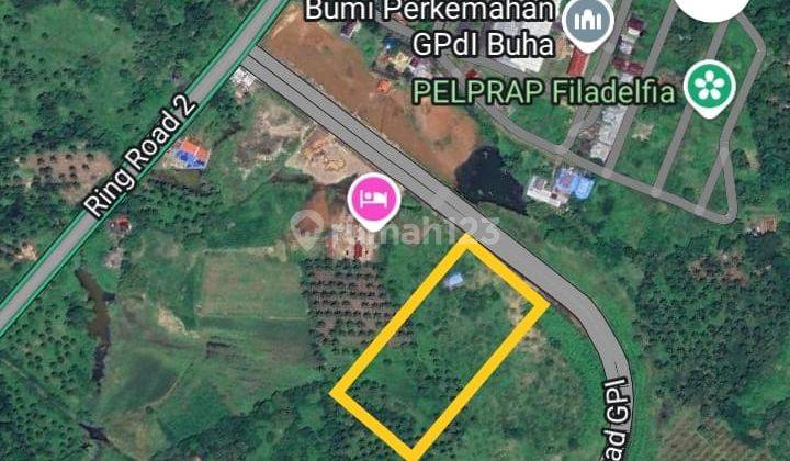 Tanah 1h Samping Kantor Dprd Ring Roa 2 Dekat Grand Kawanua 1