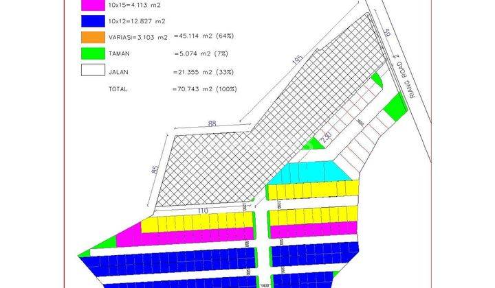 Tanah 7h di Ring road 2 dekat emerald grand Kawanua  2