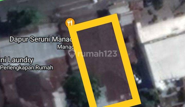 Tanah 850m2 di jl Wolter Monginsidi Malalayang  1