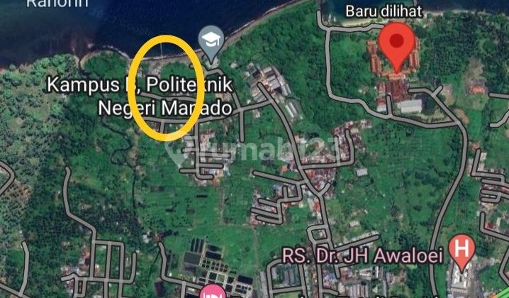 Tanah 1~5 hektar di pinggir pantai dekat hotel Mercure  1