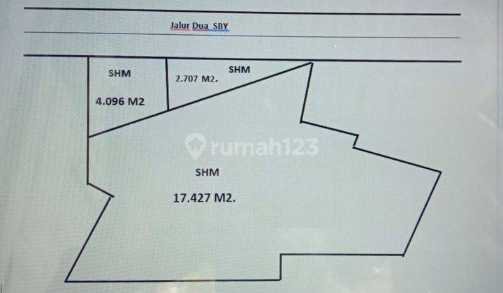 Tanah 2,2H di jl Sukarno SBY cocok buat gudang distributor cargo  1