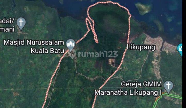 Tanah 10~20 hektar di desa sarawet Likupang Barat  area wisata  1