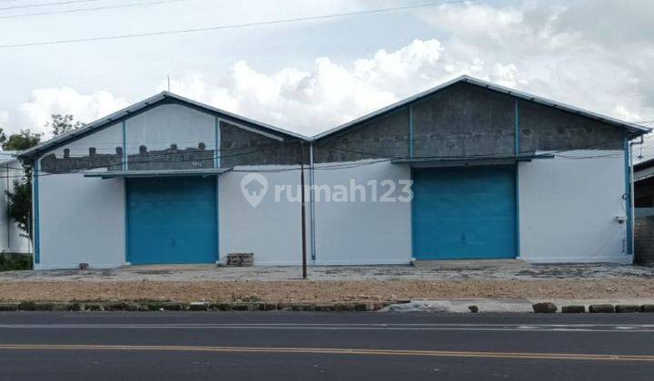 Disewakan gudang 630m2  jl raya manado bitung dekat play over  1