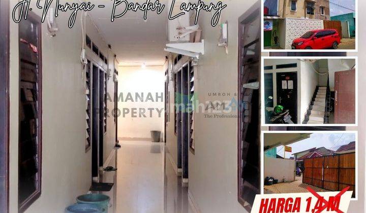 Jual Rumah Kost 2 Lantai 250M Di Nyunyai Unila Surat SHM 1