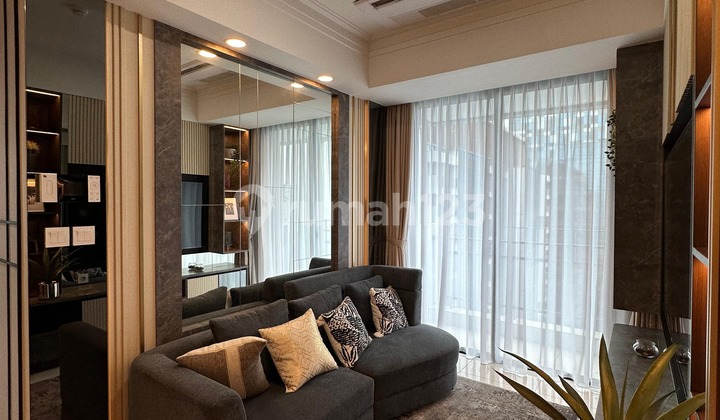 Merek Baru 3 Kamar Tidur Interior Mewah Apartemen Casa Grande Lantai Tinggi