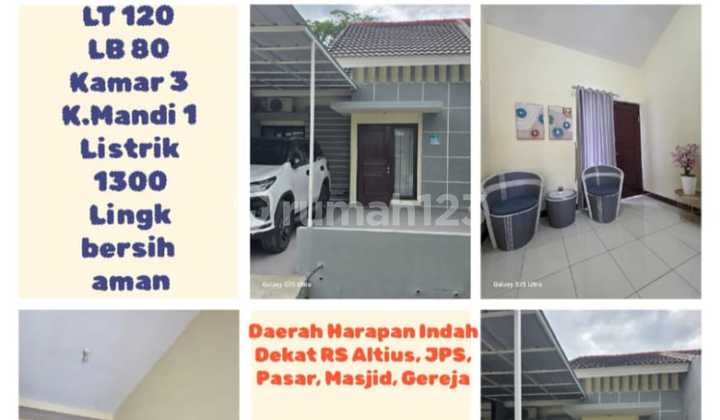 Dijual Cepat Rumah Minimalis 1 LT di Harapan Mulya Cluster Flamboyan 2