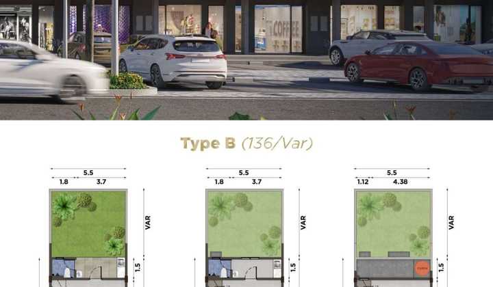 Dijual Ruko Baru 3 Lantai - Cova Square Harapan Indah