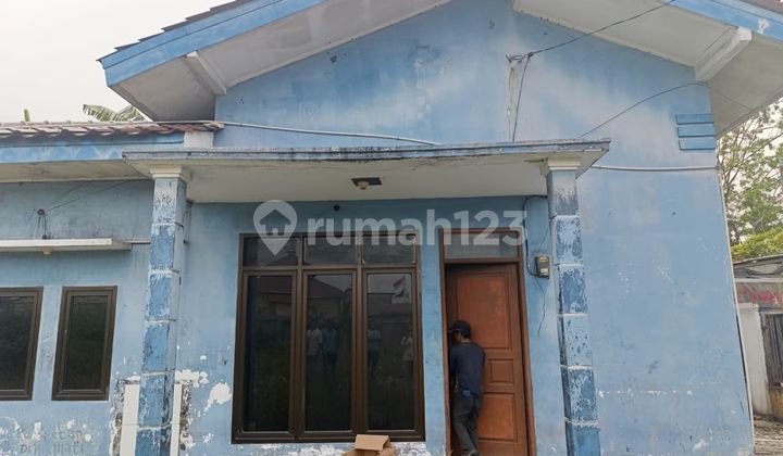 Dijual cepat  Lahan UK  750m2  ( 15x50 ) & ada Bangunan kecil untuk office di daerah Pusaka Rakyat Taruma jaya