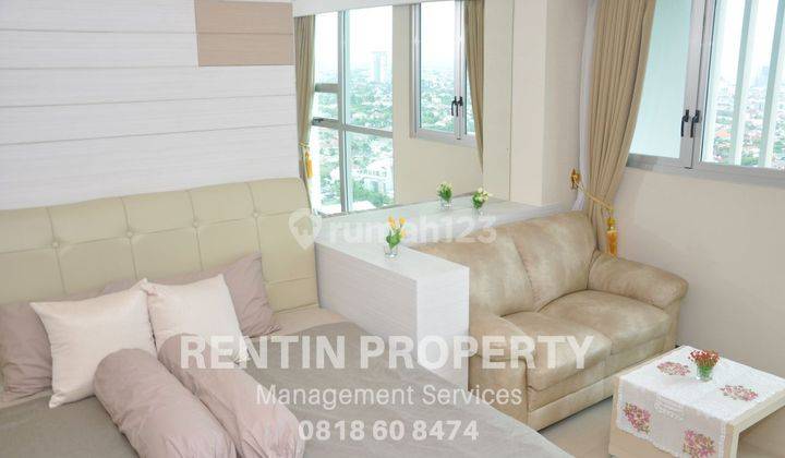 Sewa Apartemen Kemang Village Tipe Studio Lantai Tinggi Furnished 2