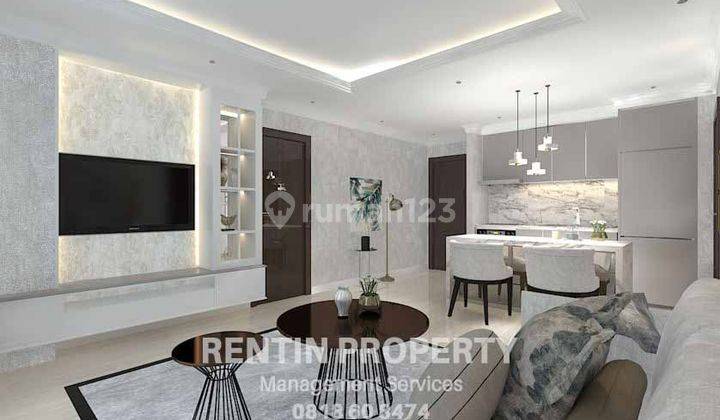 Sewa Apartemen District 8 Senopati 2 Bedroom Lantai Tinggi 1