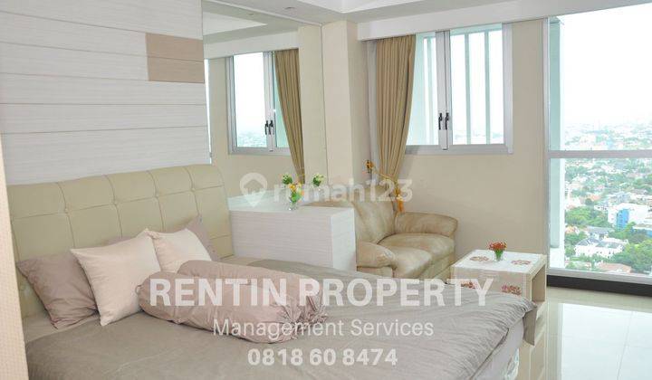 Sewa Apartemen Kemang Village Tipe Studio Lantai Tinggi Furnished 1