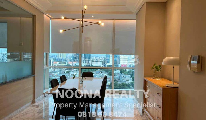 For Rent Apartment The Peak Sudirman 3 Bedrooms Middle Floor 2