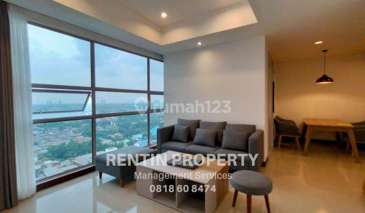 Sewa Apartemen Somerset Kencana 2 Bedroom Lantai Tengah Furnished 1