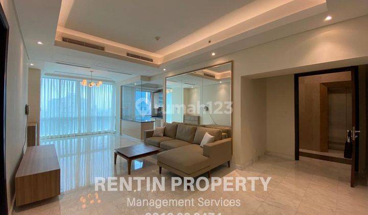 Sewa Apartemen The Peak Sudirman 3 Bedroom Lantai Tinggi Furnish 2