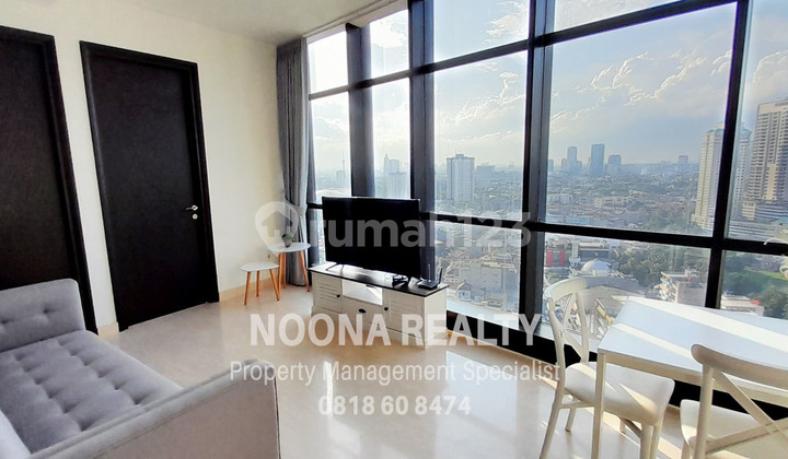 Rent Sudirman Suites Apartment 2 Bedroom Middle Floor Furnished