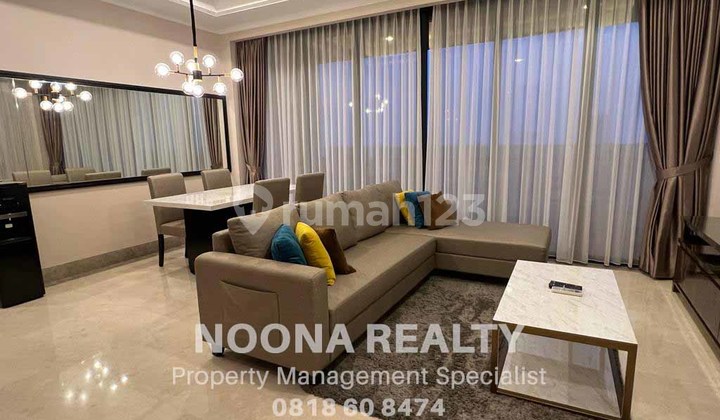 Sewa Apartemen District 8 Senopati 2 Bedroom Lantai Tengah