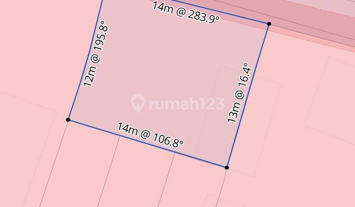 Tanah Luas 1.76 Are Canggu Area 300 Meter Dari Jalan Raya  1