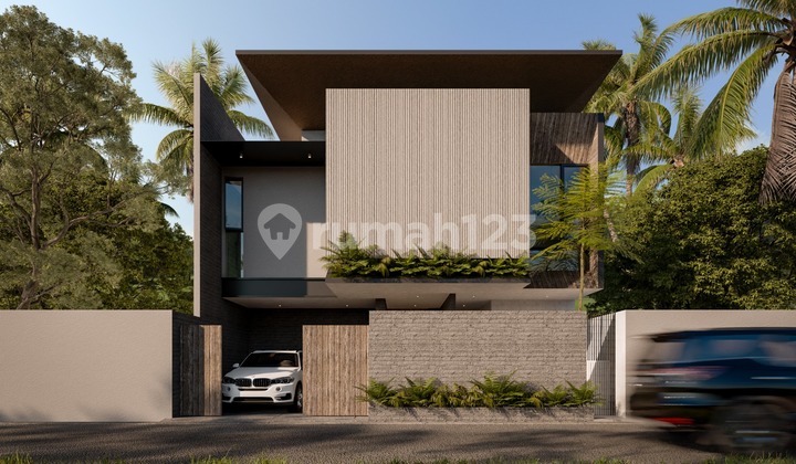 Off Plan Stunning Design Villa-by Lumbung Architect "Black Sand Lantern House" location: Jalan Sekar Sari, Kertalangu - Denpasar