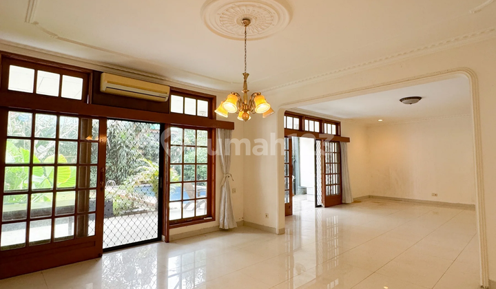 FOR RENT!!!  Nice 2-Storey House in Kemang Semi Furnished with Pool + Garden 2