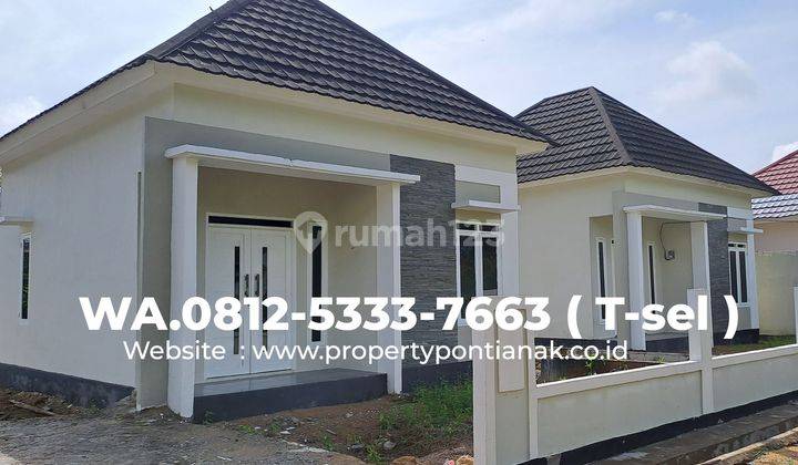 Wa. 0812 5333 7663 T sel , Dijamin Murah Rumah Dekat Bandara Pontianak 1