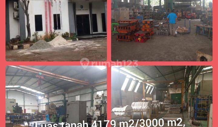 Dijual Pabrik Gudang Workshop di Cikarang Pgr Jl.serang Cibarusah 1