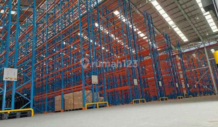 Disewakan Bulanan Gudang Full Racking&loading Dock Jababeka Cikarang, 2