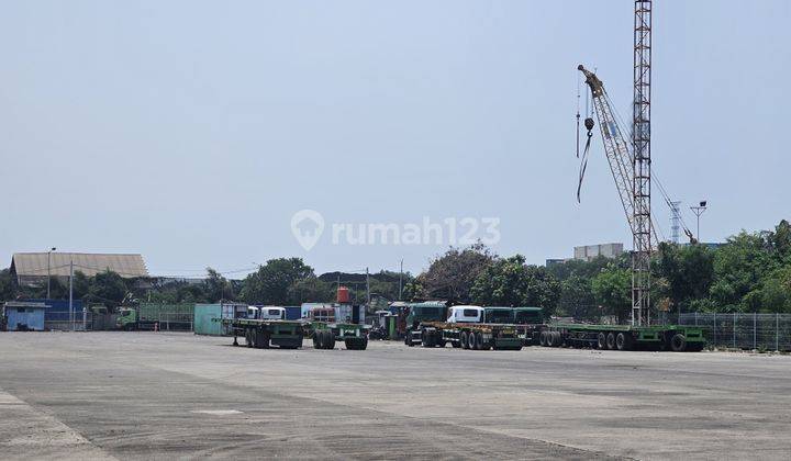 Disewakan Open Yard container Yard di Kbn Marunda,dkt Tanjung Priok 1