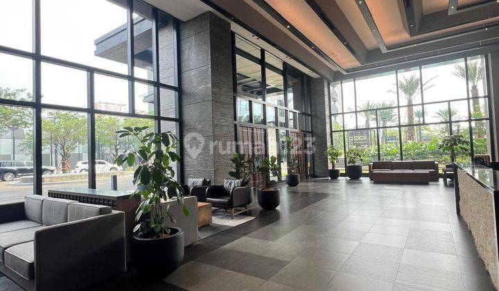ruang tamu disewakan apartemen modern st developer