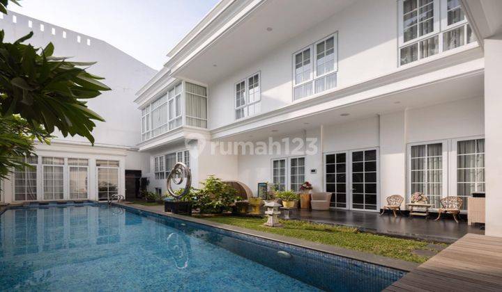 Dijual Rumah Mewah High Ceiling Ancol Puri Full Furnish 1