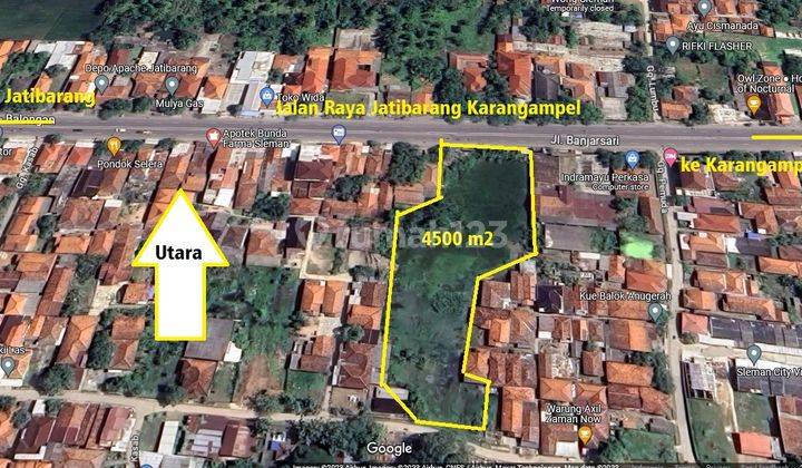 Tanah Jatibarang Karangampel Indramayu Mainroad Jual Cepat Di Bawah Pasar 2