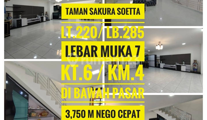 Sakura Soetta di Bawah Pasar Siap Huni Murah 1