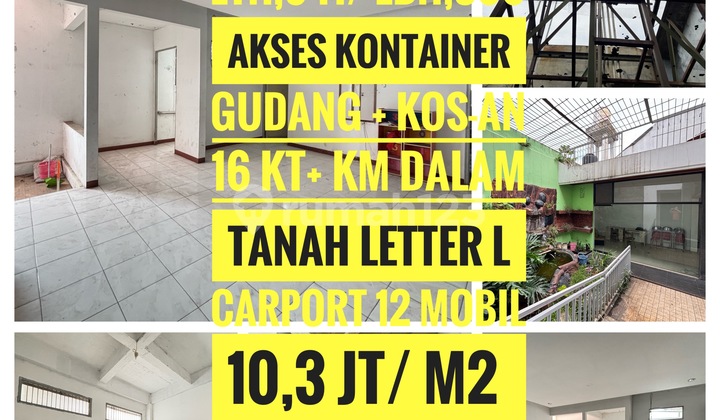 Tol Pasirkoja Gudang Kantor Akses Kontainer Jual Murah