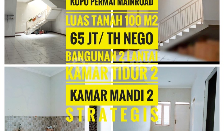 Ruko Kopo Jalan Hidup 24 Jam Strategis Kedai Kopi Logsitik Dokter Dll